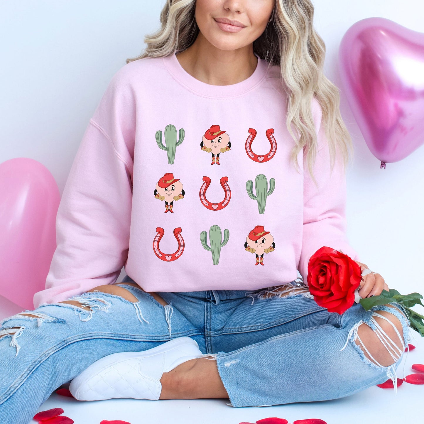 Western Valentine Chart | Sweatshirt