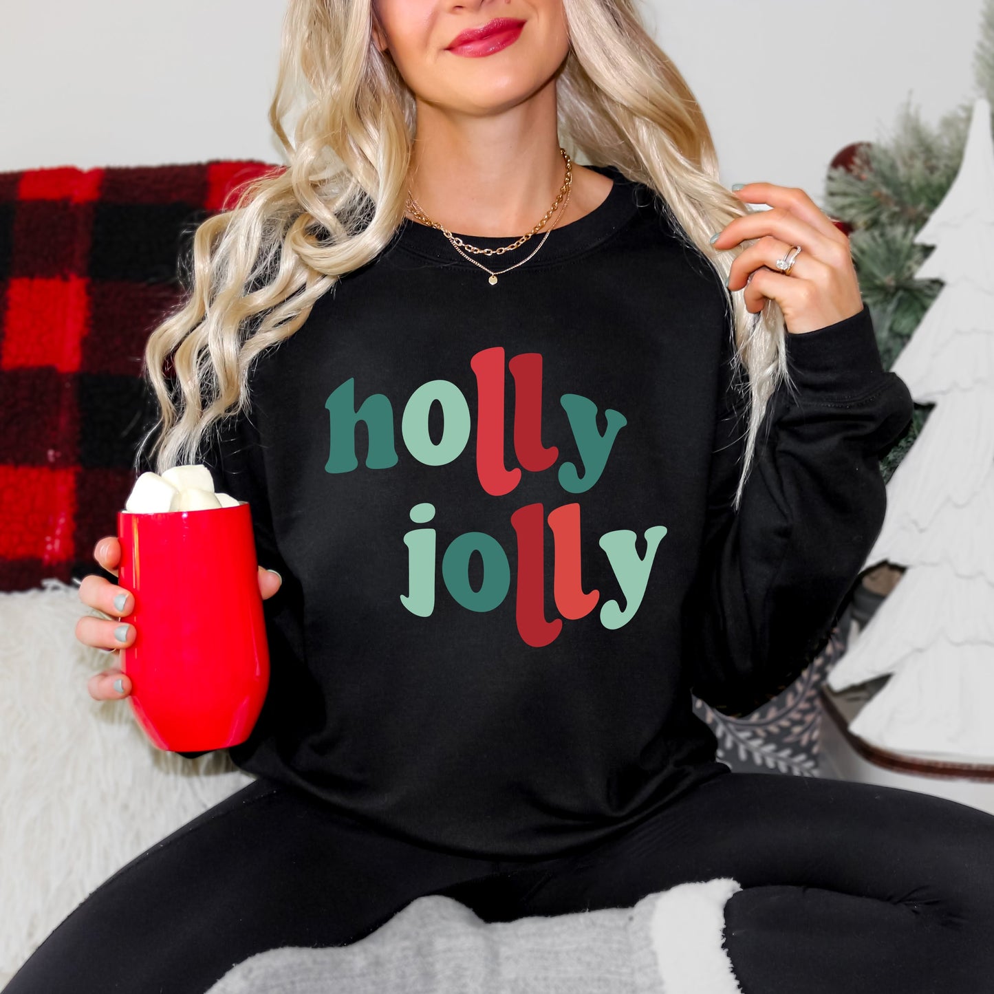 Holly Jolly Colorful | Sweatshirt