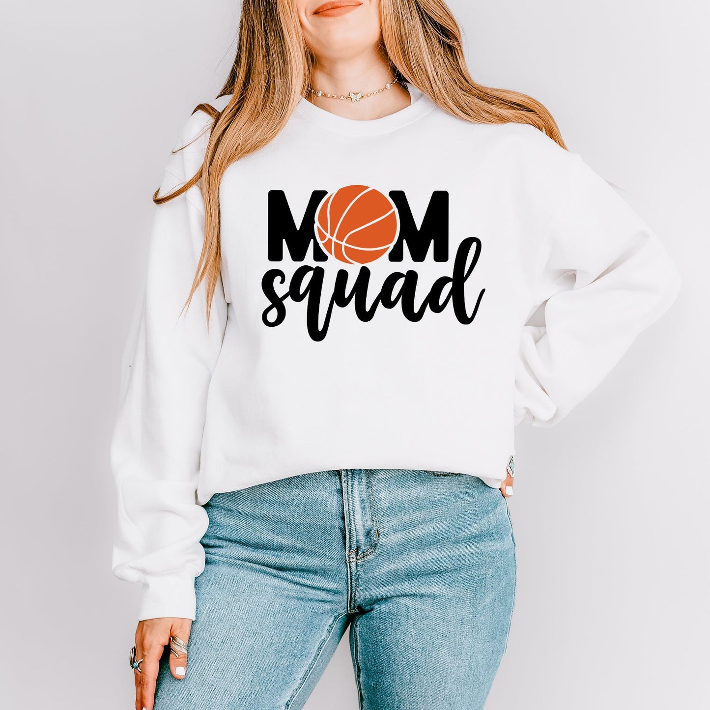 Mom Squad Basketball | Sweatshirt