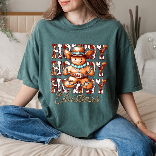 Howdy Gingerbread | Garment Dyed Tee