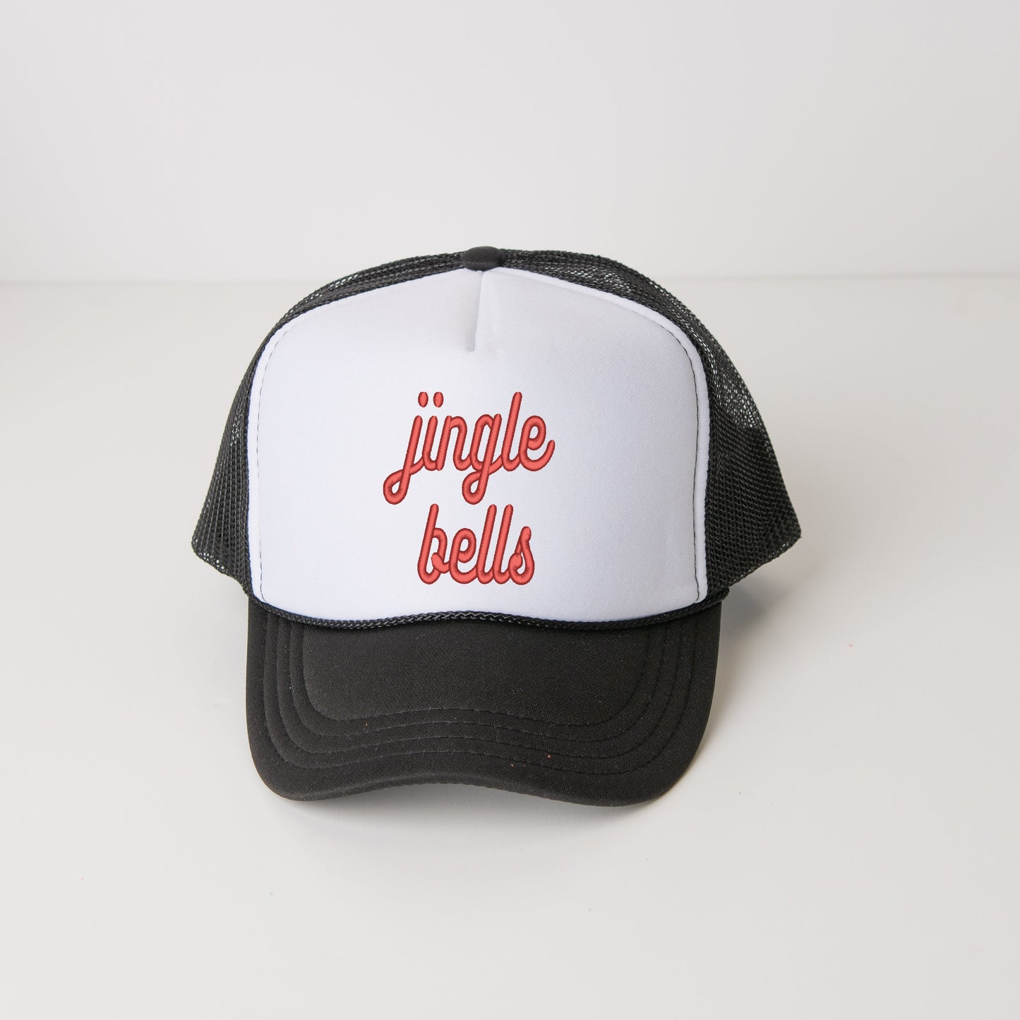 Embroidered Jingle Bells Bold Cursive | Foam Trucker Hat