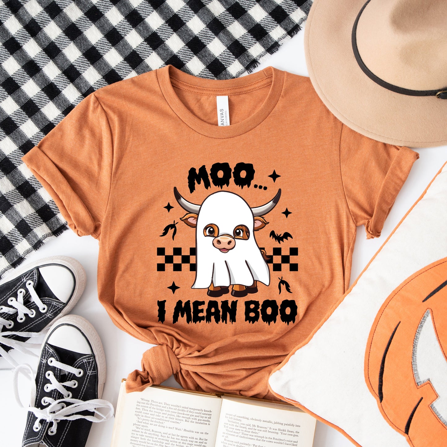 I Mean Boo Cow | Short Sleeve Graphic Tee