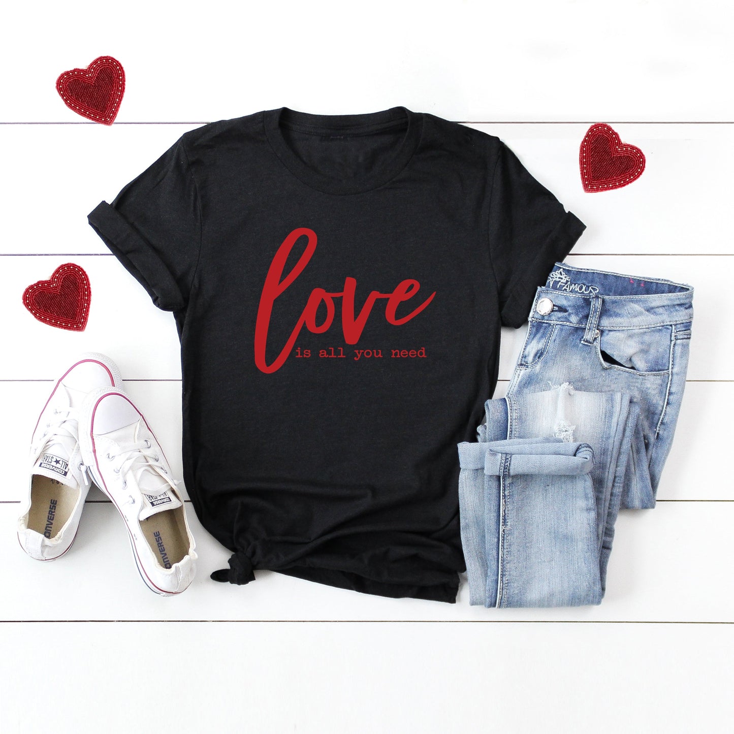 Love Is All You Need | Short Sleeve Crew Neck