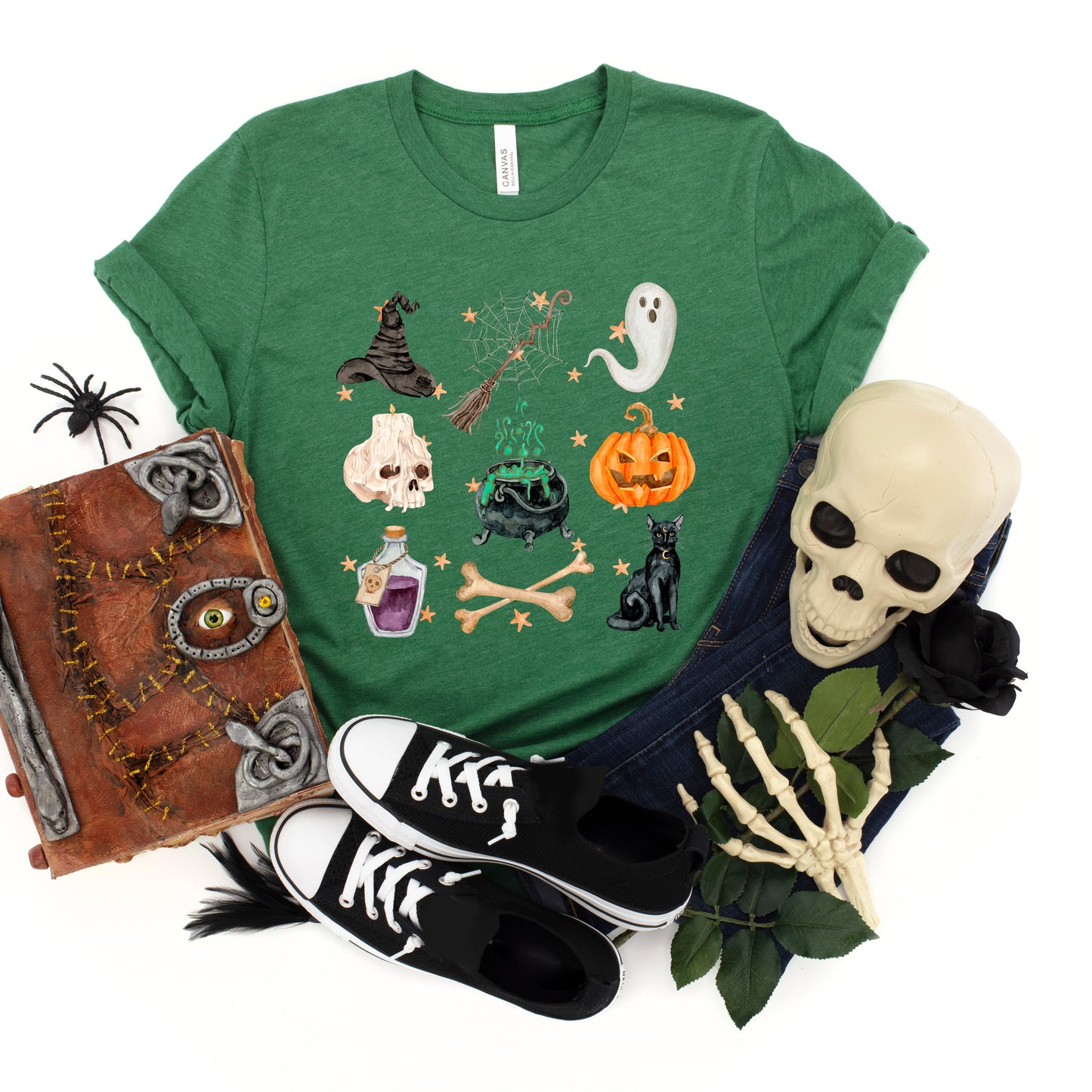 Halloween Chart Stars | Short Sleeve Graphic Tee