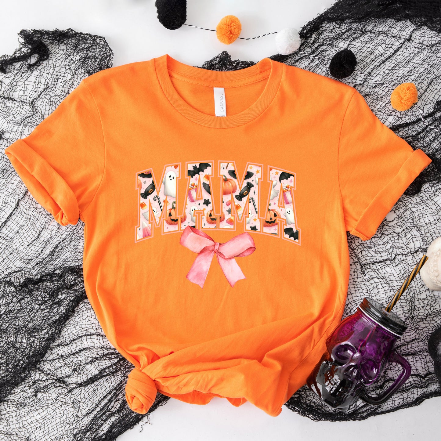 Coquette Halloween Mama | Short Sleeve Graphic Tee