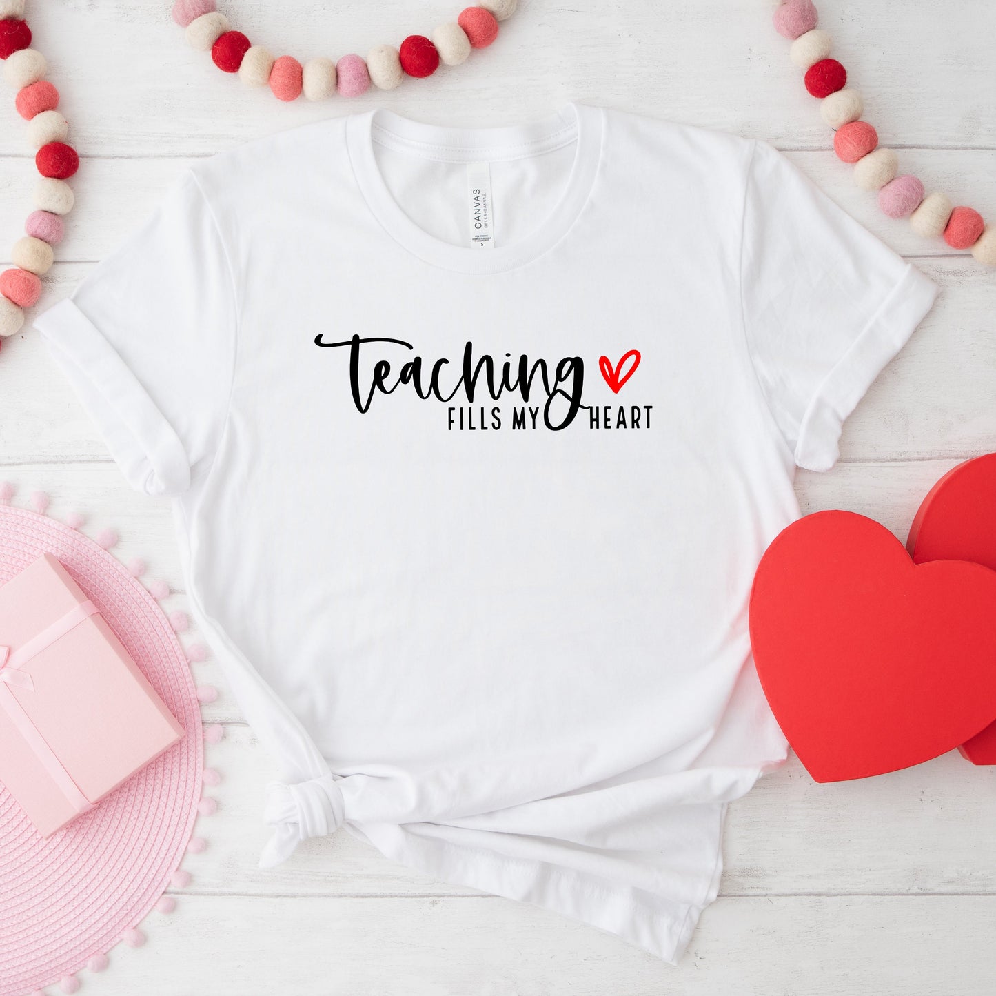 Teaching Fills My Heart | Short Sleeve Crew Neck