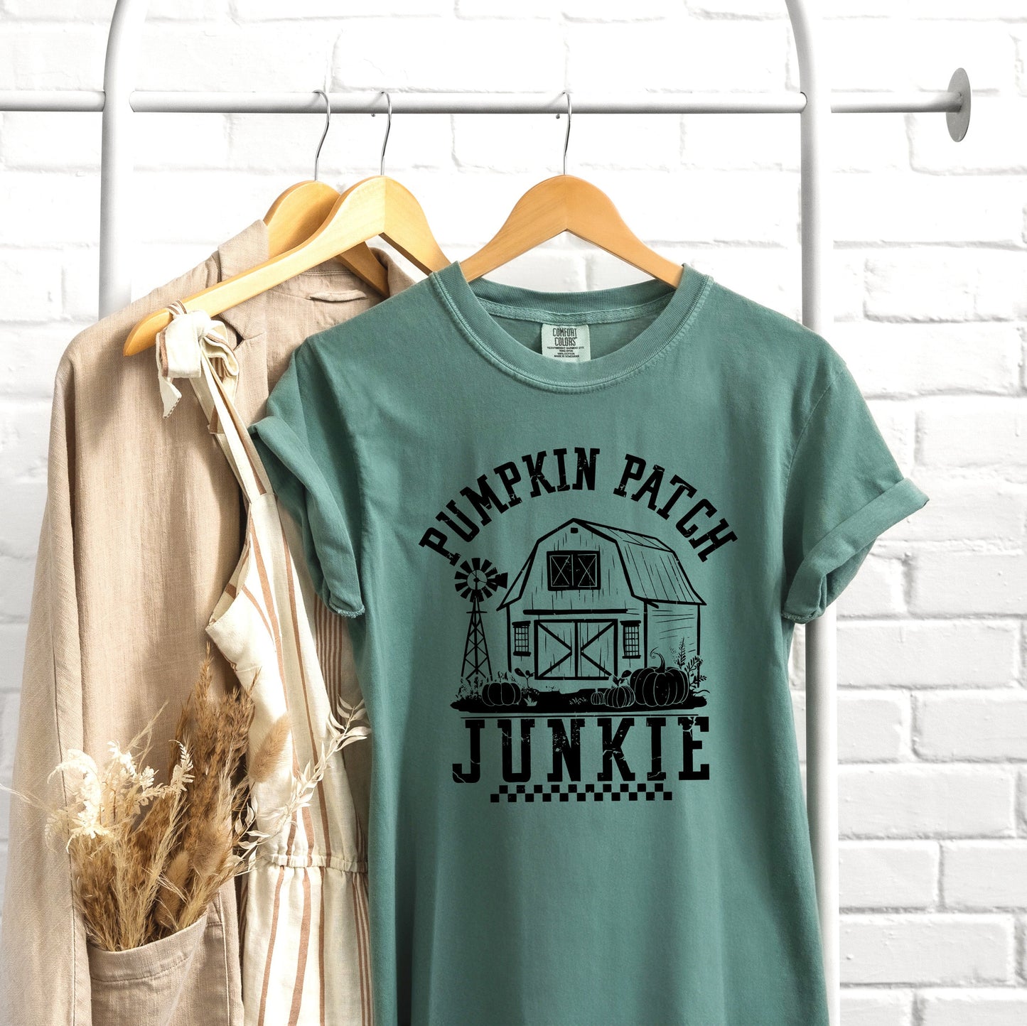 Pumpkin Patch Junkie Barn | Garment Dyed Tee