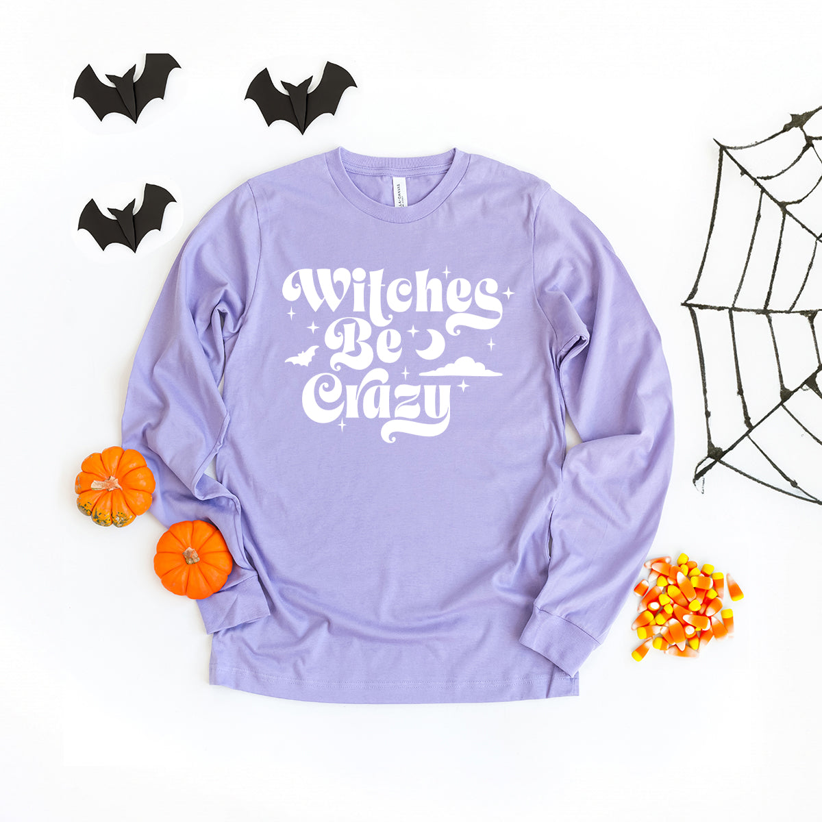 Witches Be Crazy Moon | Long Sleeve Crew Neck