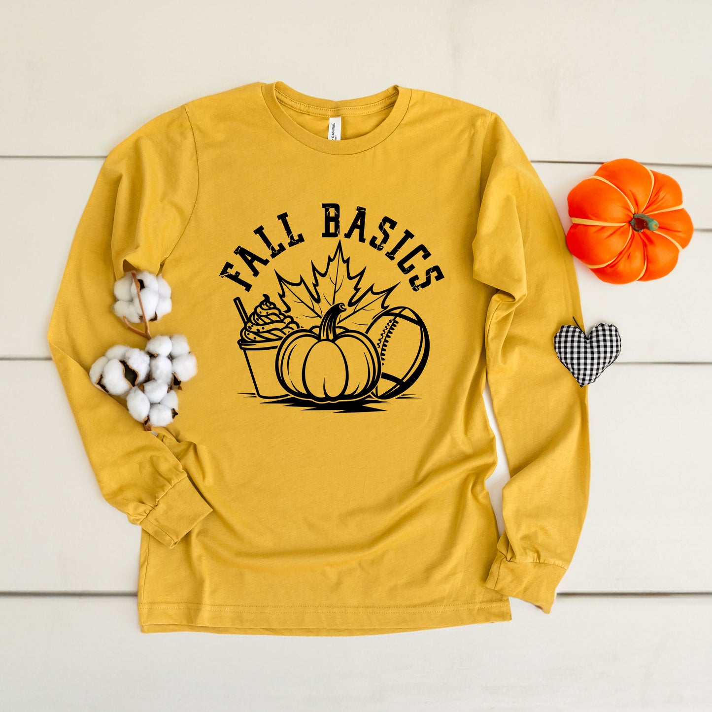 Fall Basics Collage | Long Sleeve Crew Neck