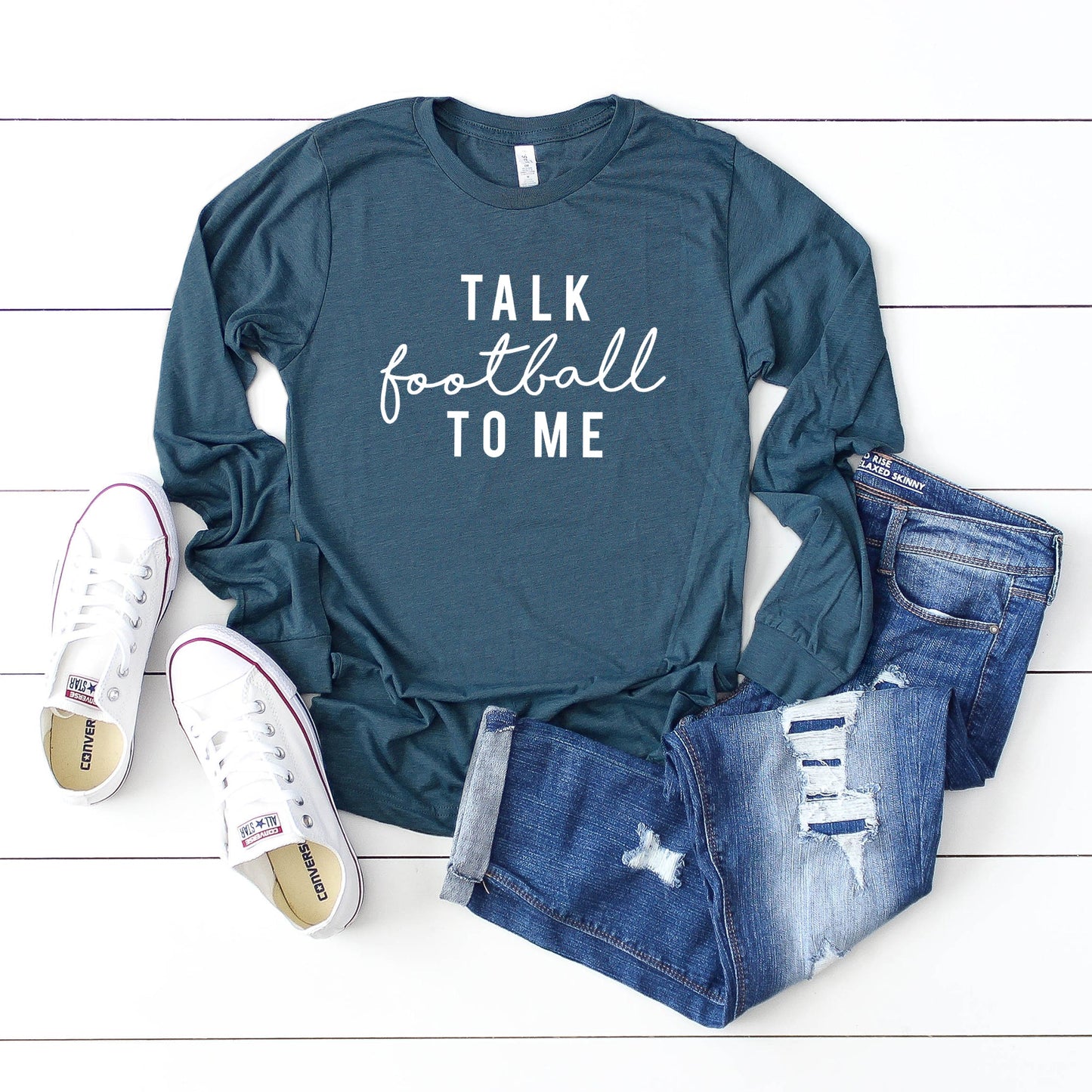 Talk Football To Me | Long Sleeve Graphic Tee