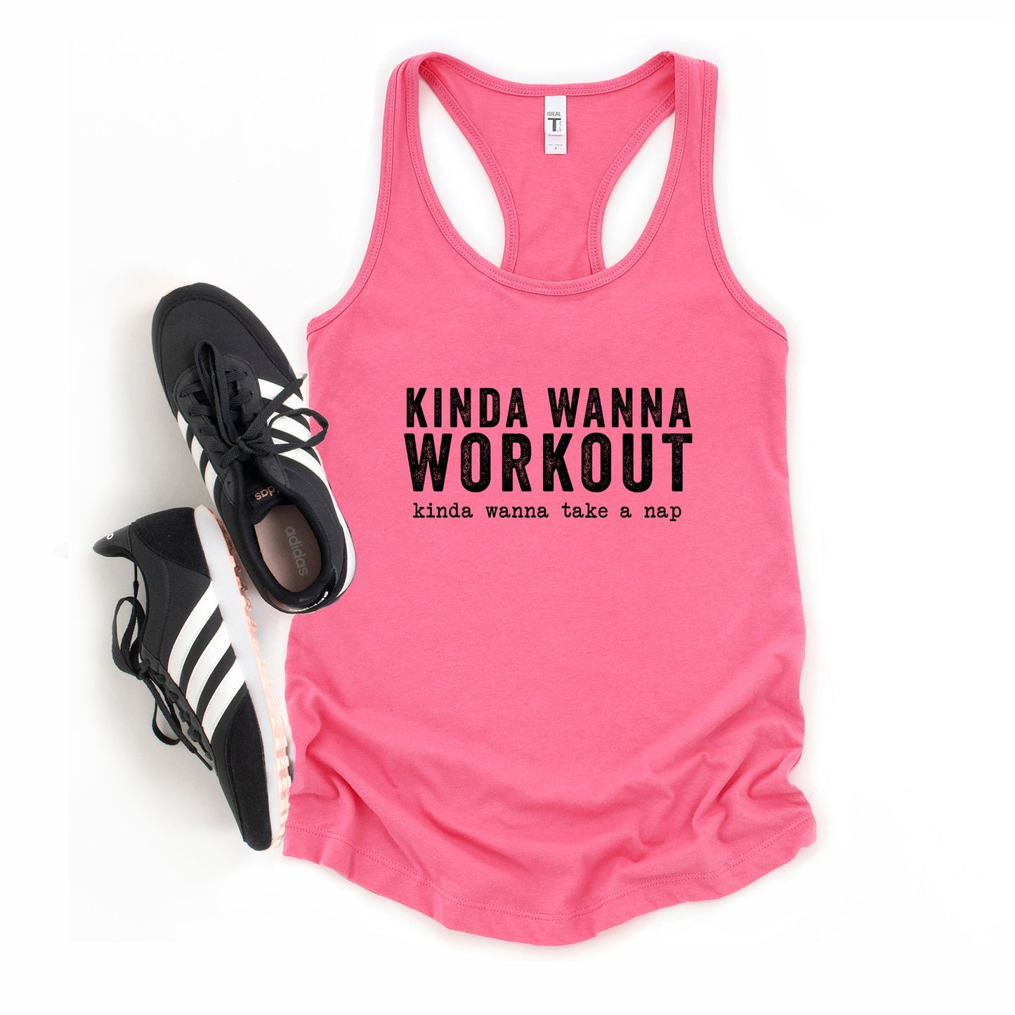 Kinda Wanna Workout Kinda Wanna Take A Nap | Racerback Tank