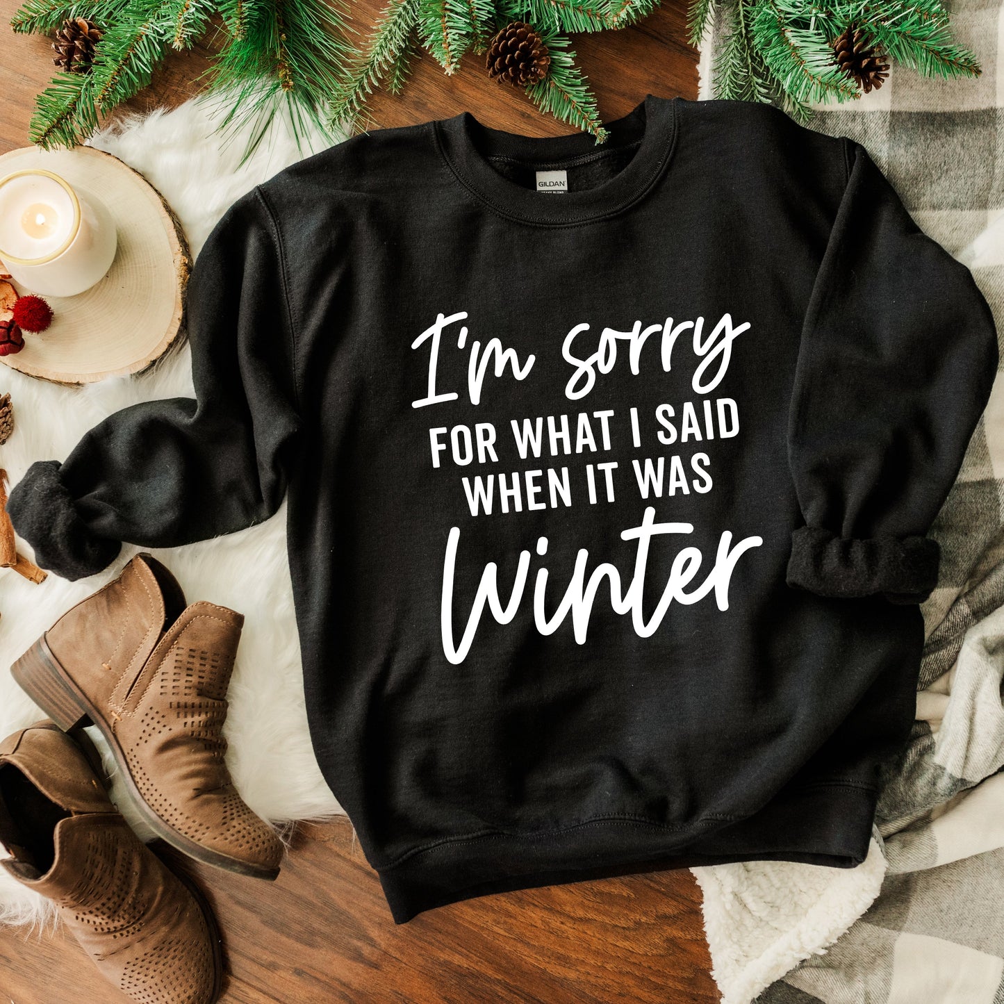 I'm Sorry For What I Said When It Was Winter | Sweatshirt