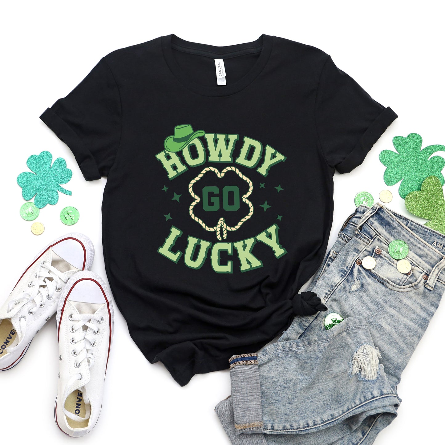 Howdy Go Lucky Stars | Short Sleeve Graphic Tee