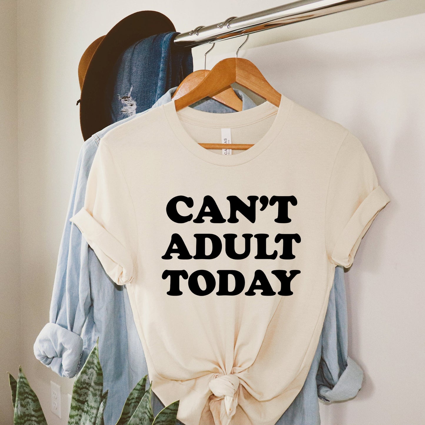 Can't Adult Today Bold | Short Sleeve Graphic Tee