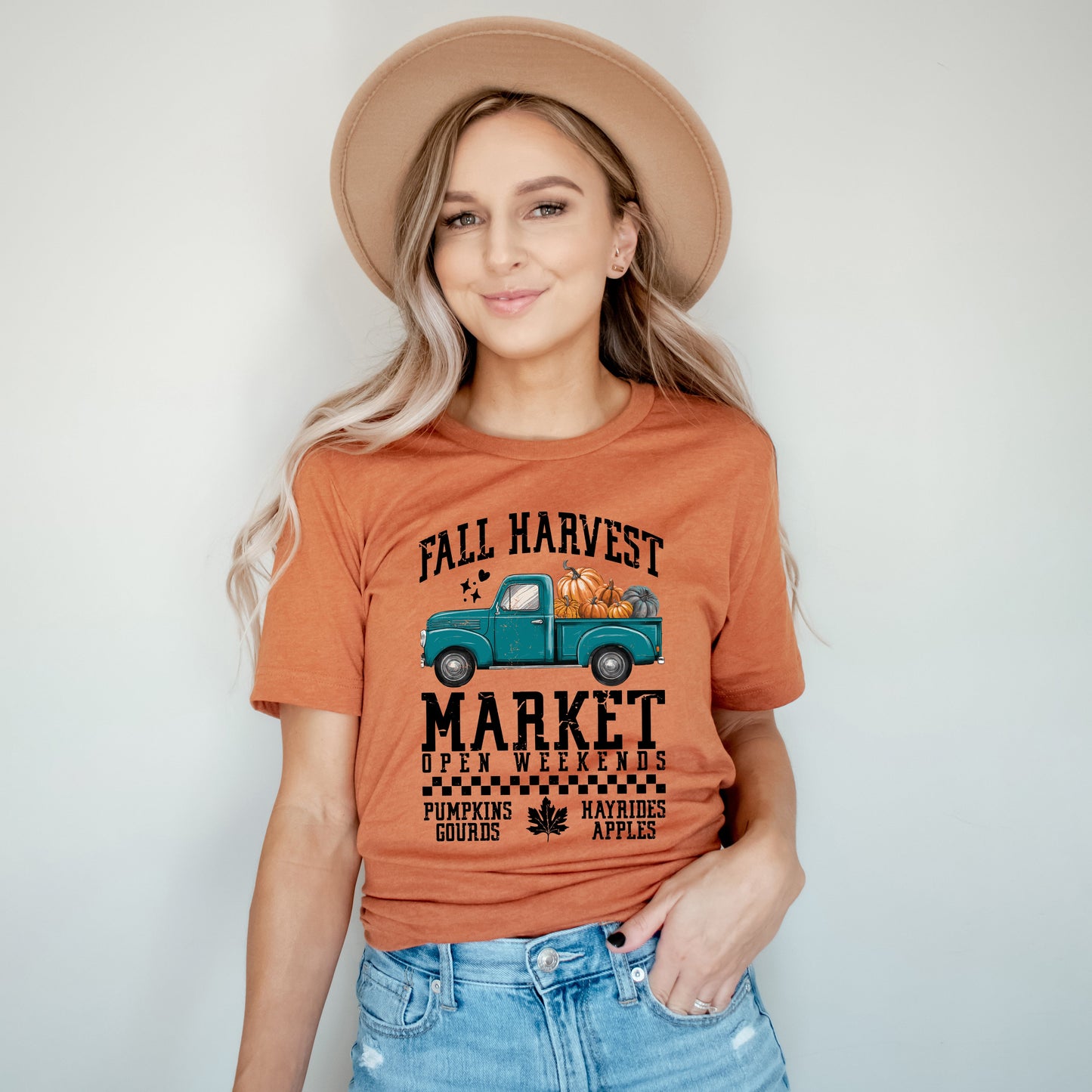 Fall Harvest Truck | Short Sleeve Crewneck