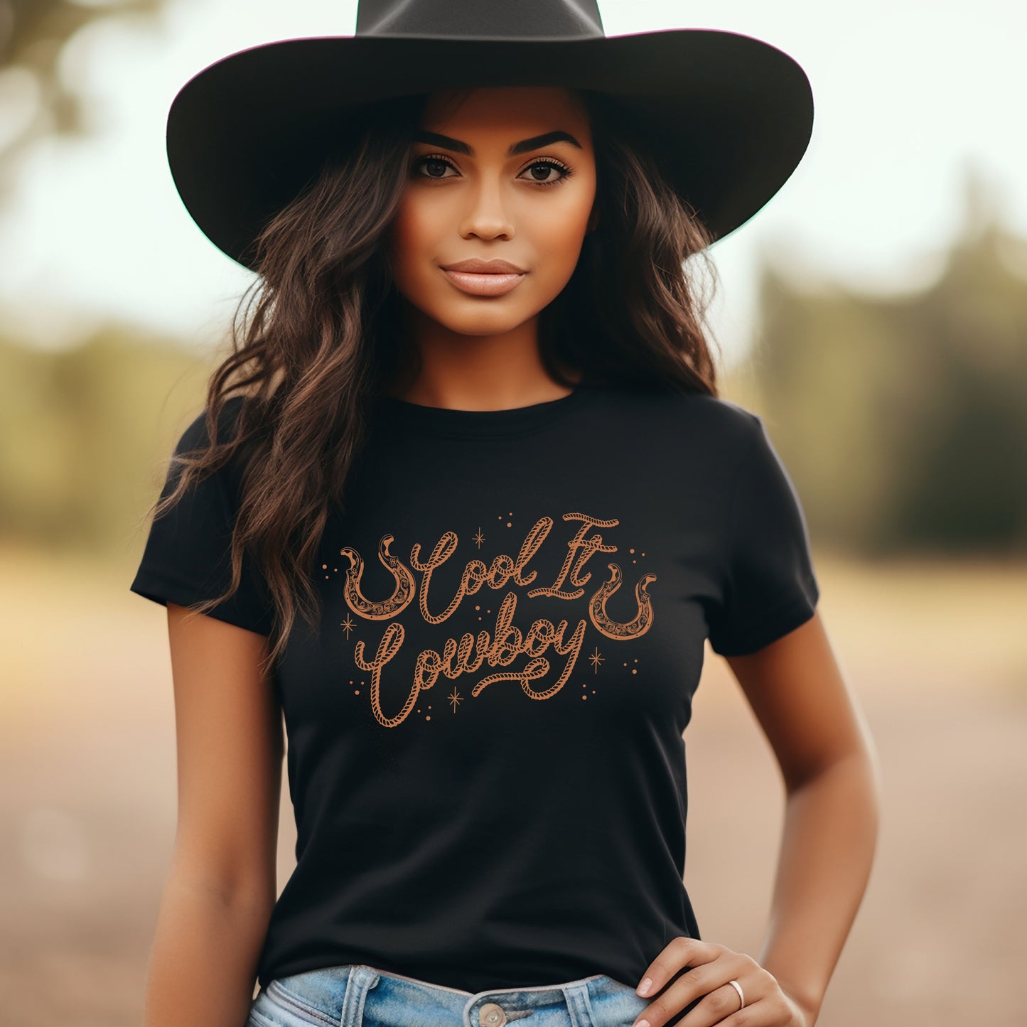 Cool It Cowboy Rope | Short Sleeve Crew Neck