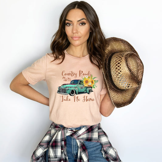 Country Roads Truck | Short Sleeve Graphic Tee