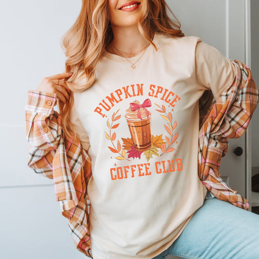 Coquette Pumpkin Spice Coffee | Short Sleeve Graphic Tee