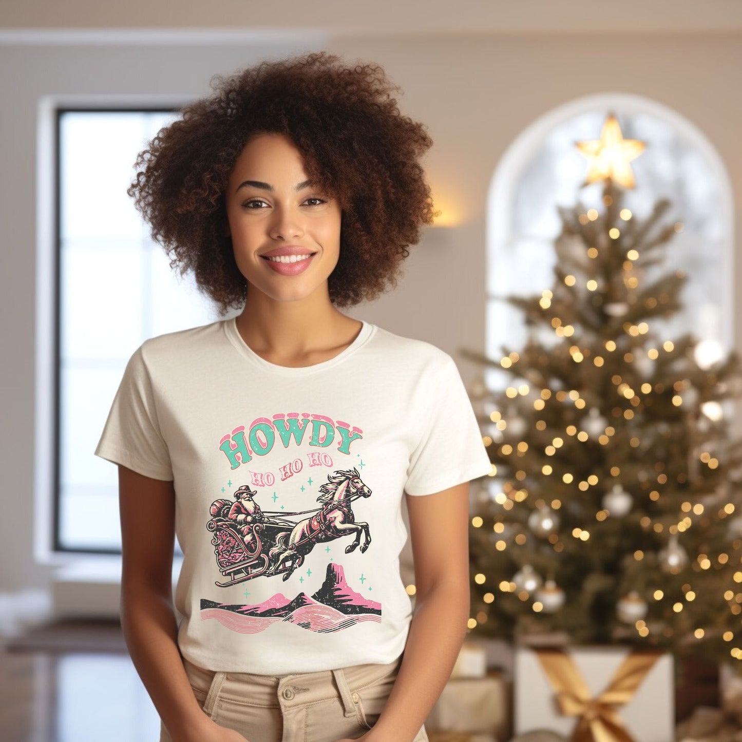 Howdy Ho Ho Ho | Short Sleeve Crew Neck