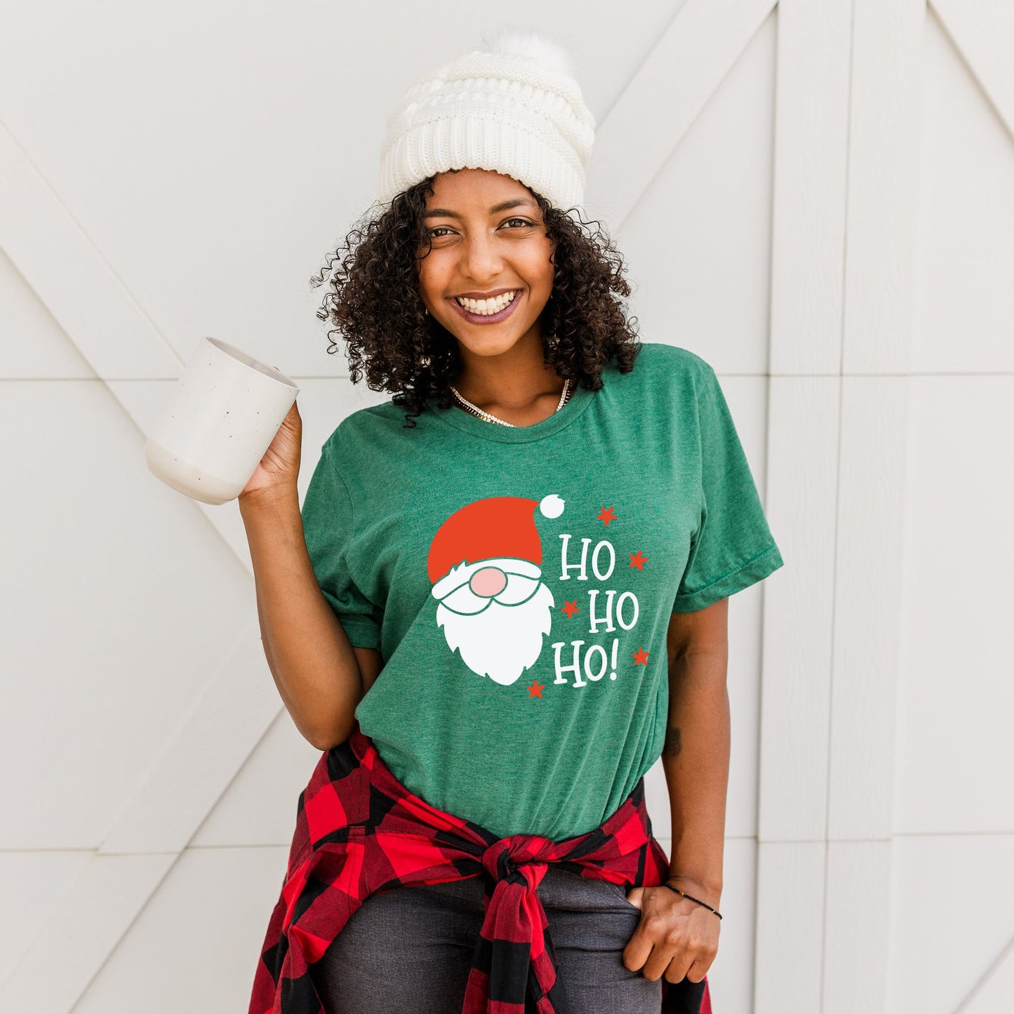 Ho Ho Ho Santa | Short Sleeve Crew Neck