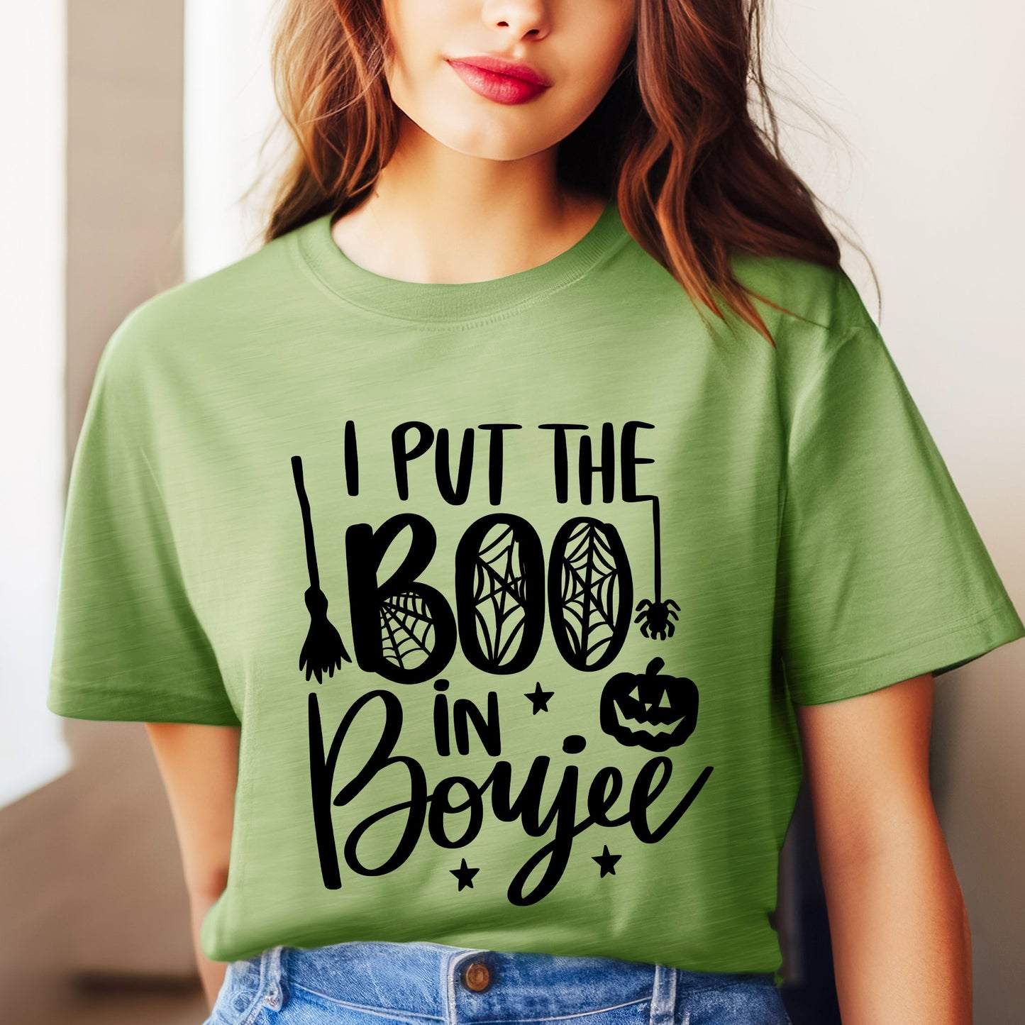 I Put The Boo In Boujee | Short Sleeve Crew Neck