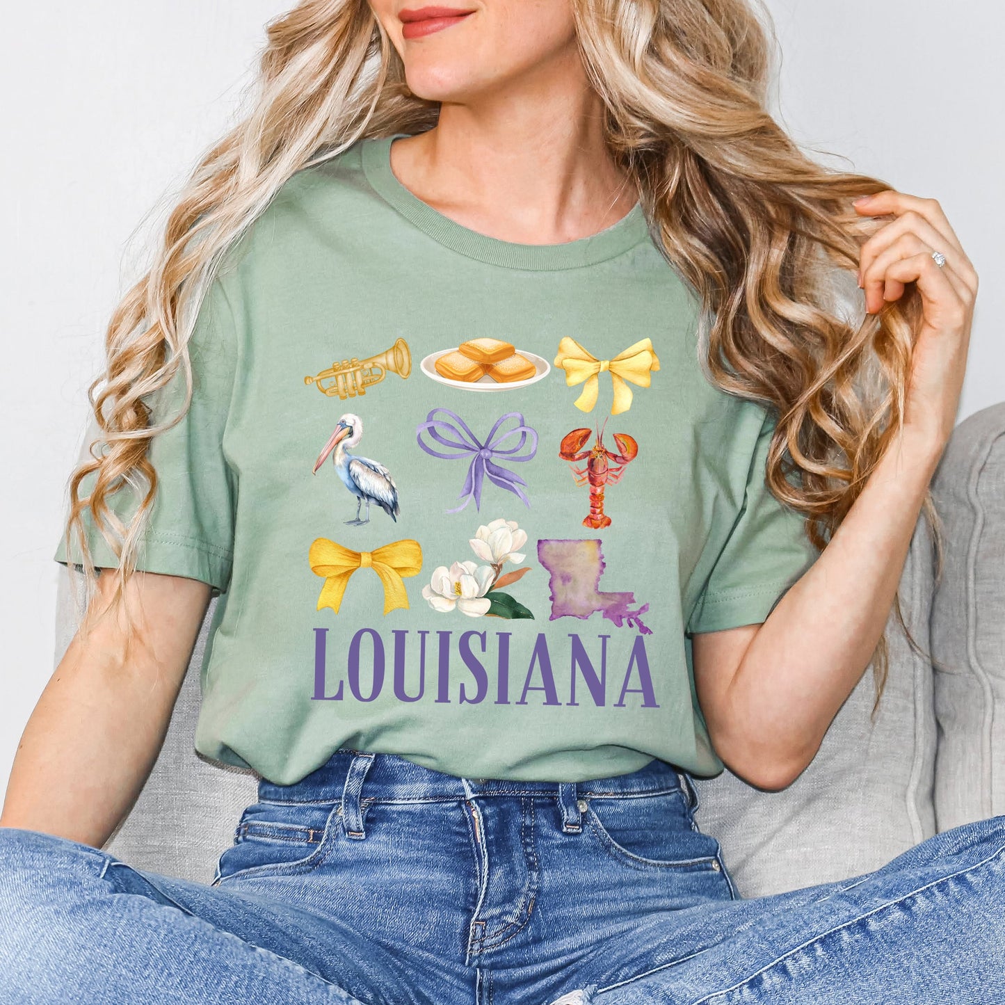 Coquette Louisiana Chart | Short Sleeve Graphic Tee