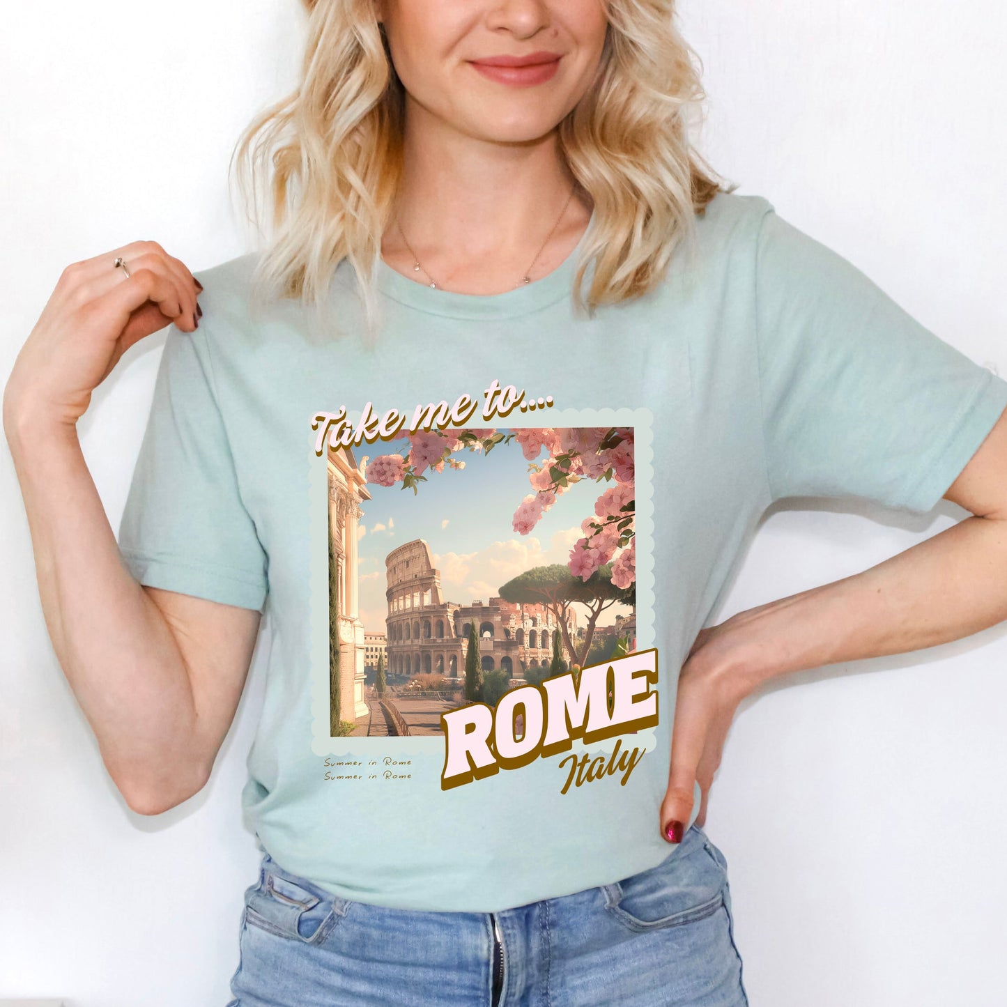 Take Me To Rome |Short Sleeve Crew Neck