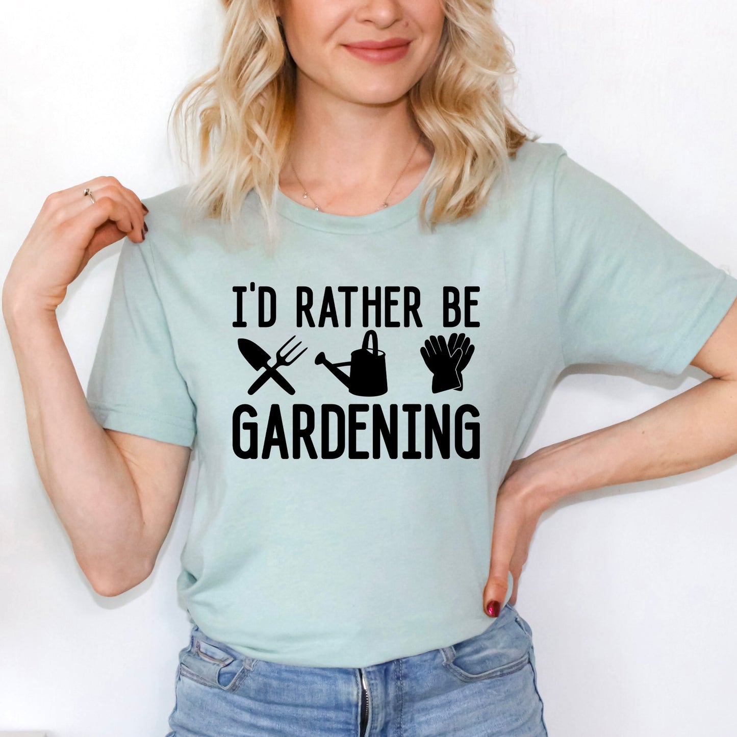 I'd Rather Be Gardening | Short Sleeve Graphic Tee