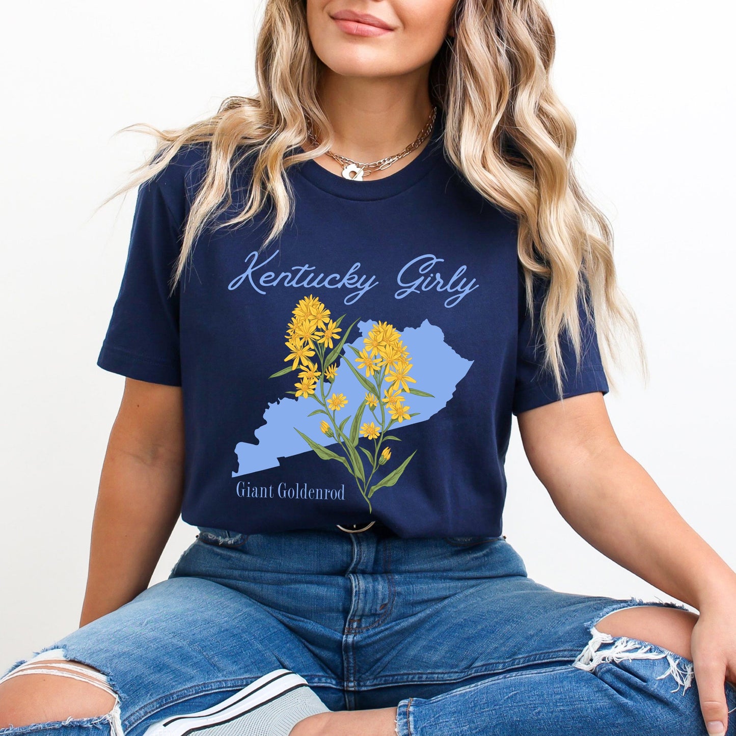 Kentucky Girly Flower | Short Sleeve Graphic Tee