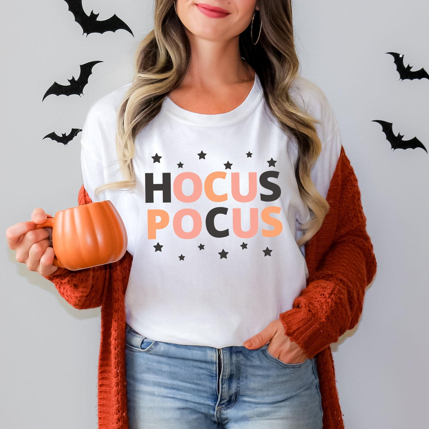 Hocus Pocus Colorful Stars | Short Sleeve Graphic Tee