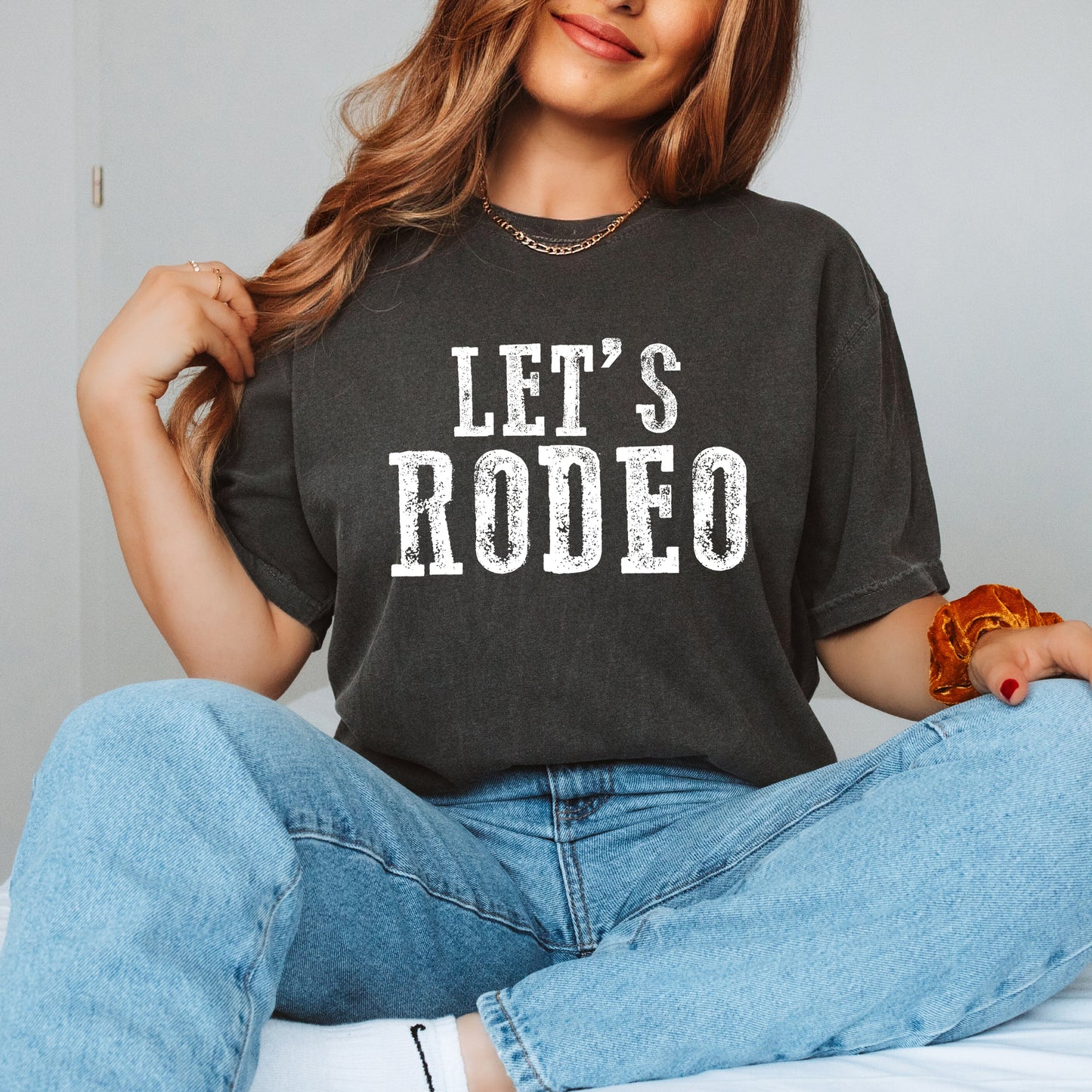 Let's Rodeo | Garment Dyed Tee