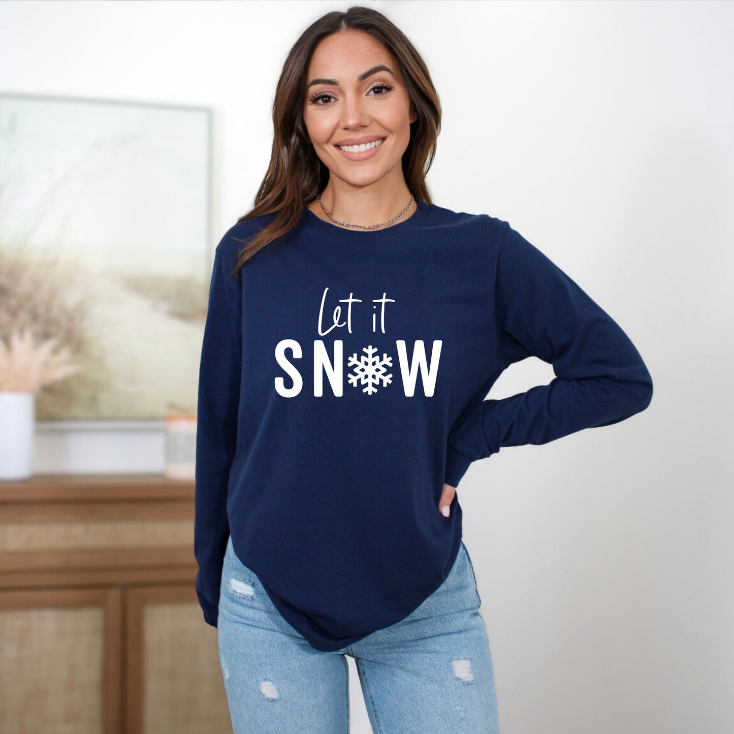 Let It Snow | Long Sleeve Crew Neck