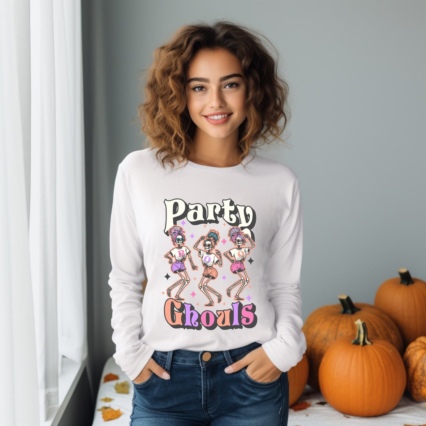 Party Ghouls | Long Sleeve Crew Neck