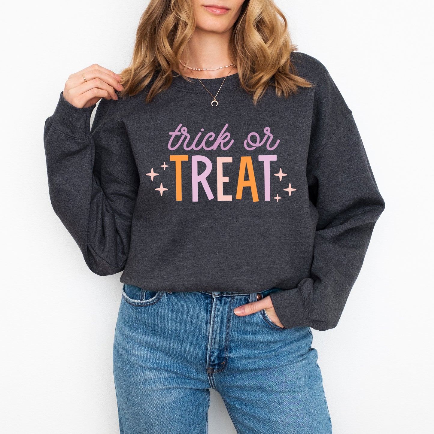 Trick Or Treat Colorful | Sweatshirt