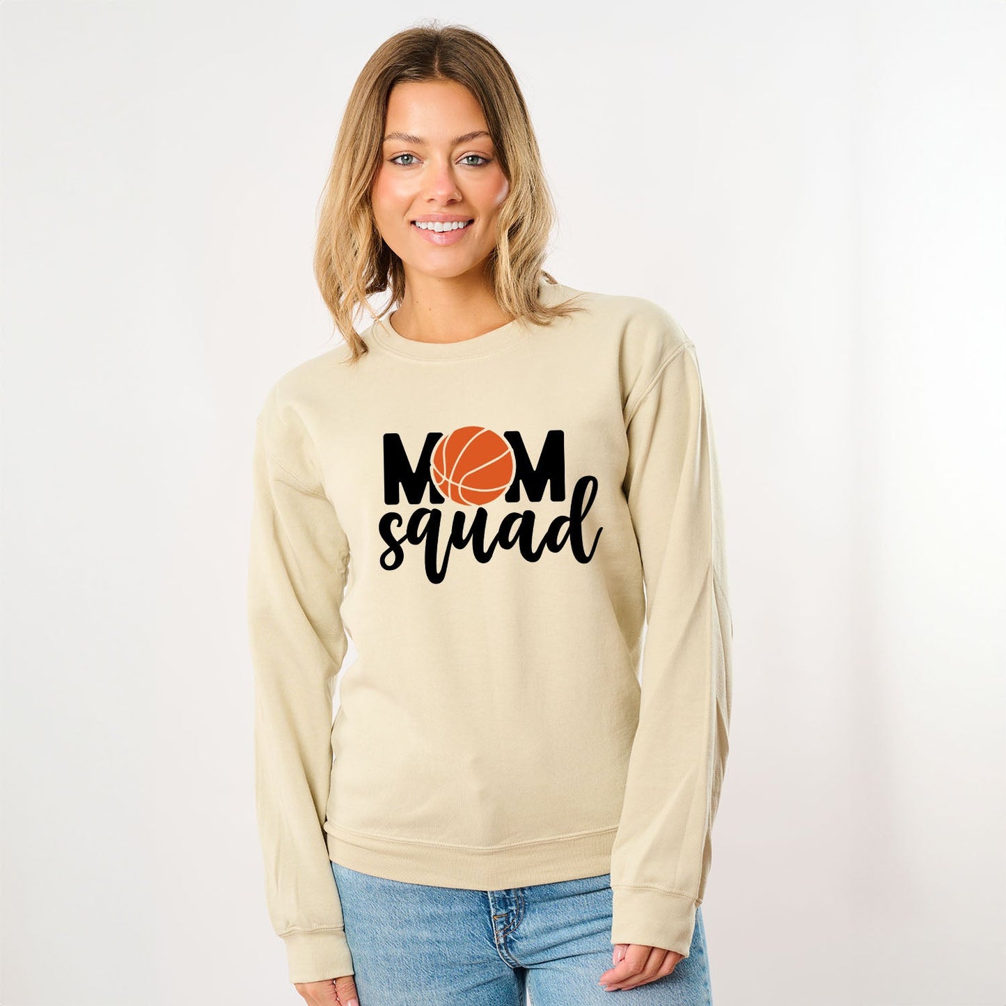 Mom Squad Basketball | Sweatshirt