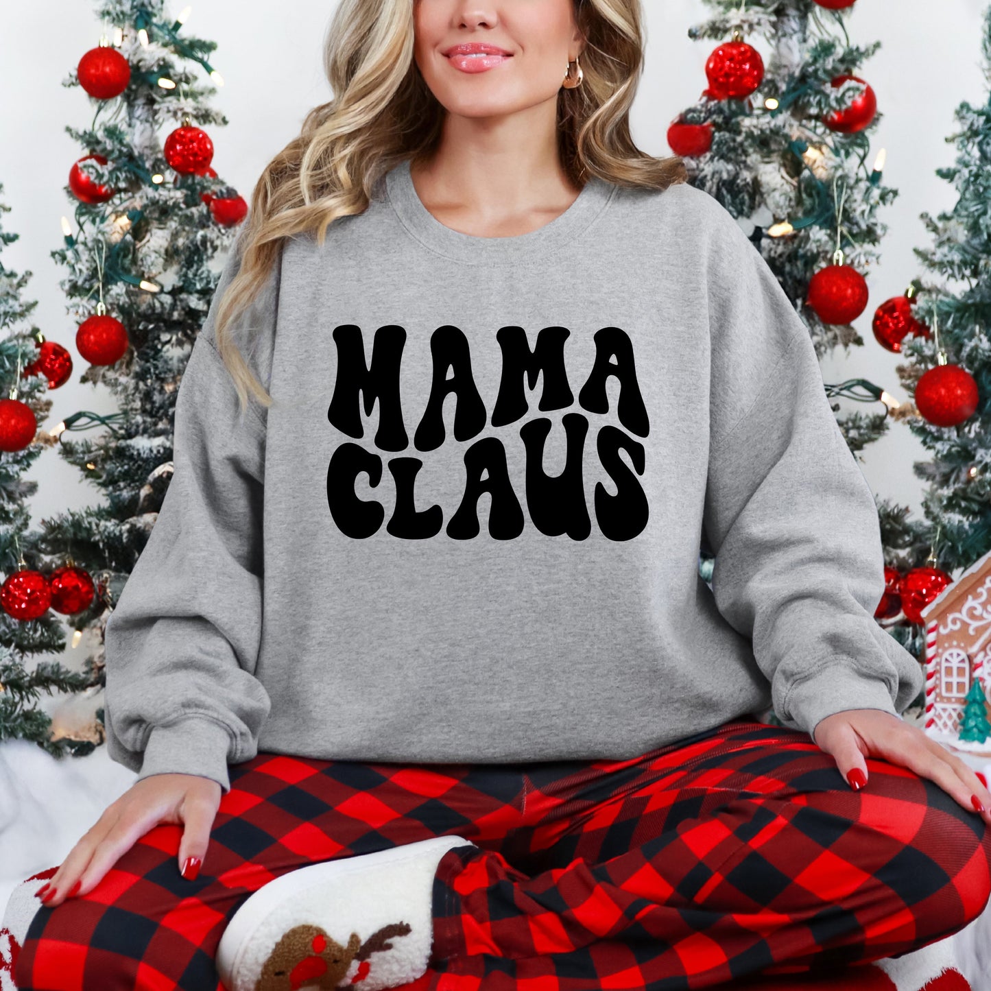 Mama Claus Wavy | Sweatshirt