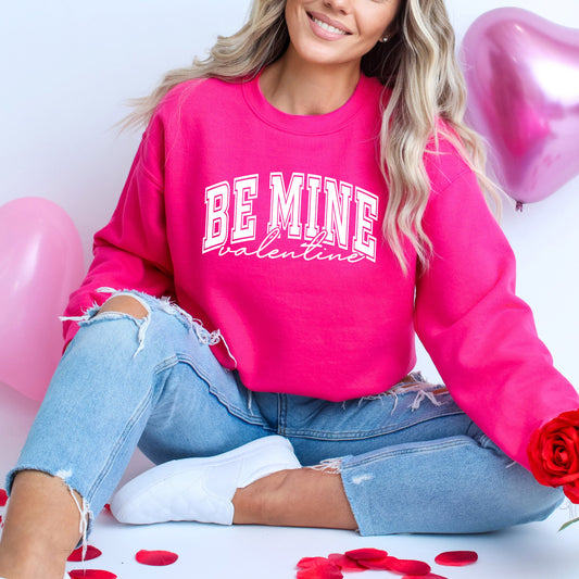 Be Mine Valentine Varsity | Sweatshirt