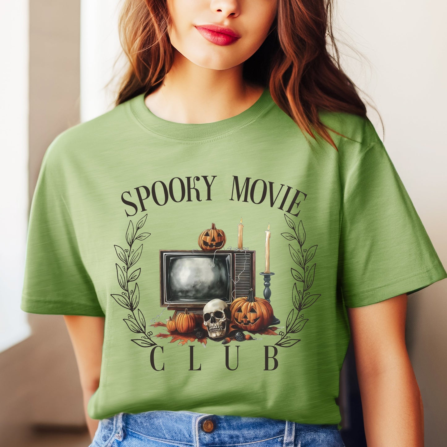 Spooky Movie Club | Short Sleeve Crew Neck