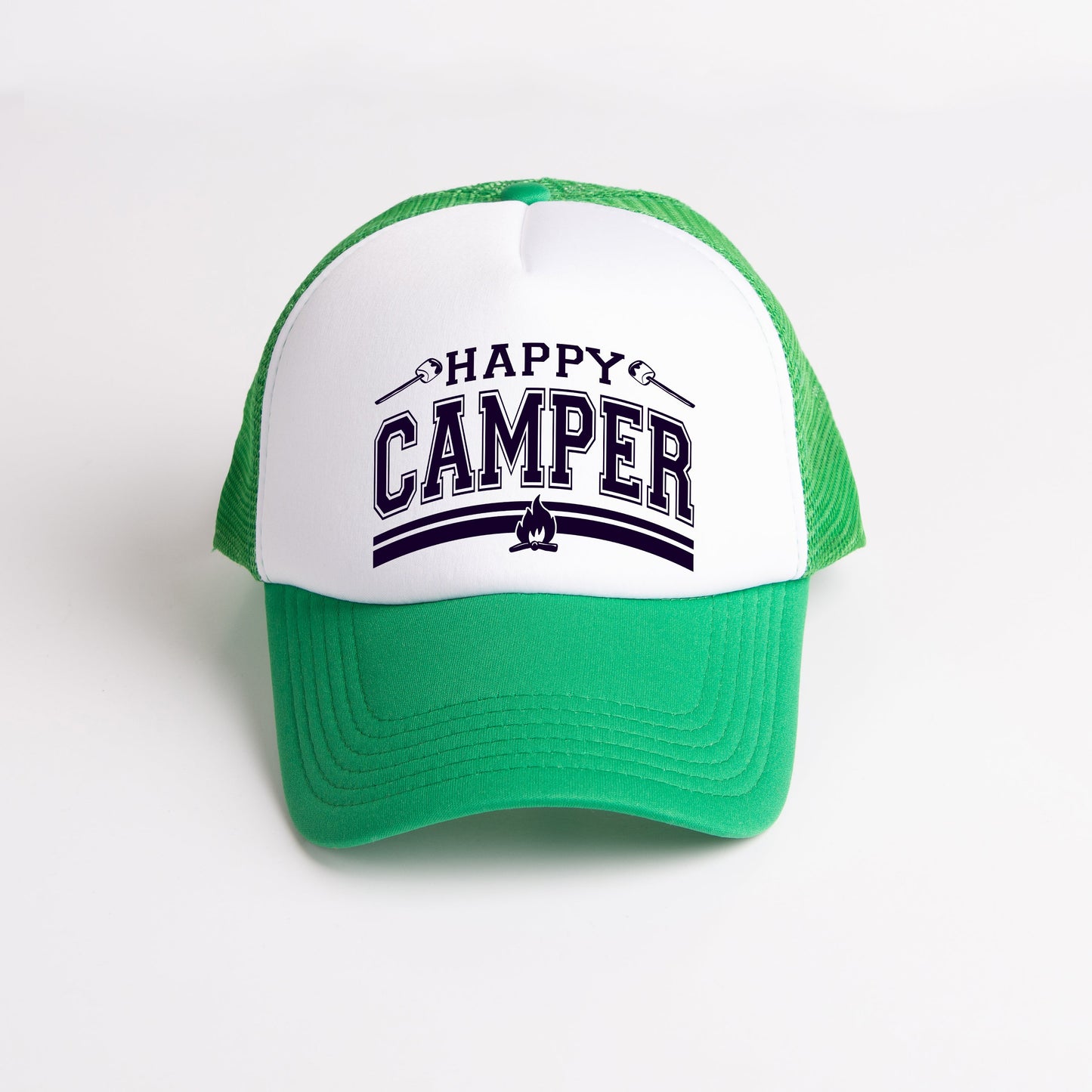 Happy Camper Fire | Foam Trucker Hat