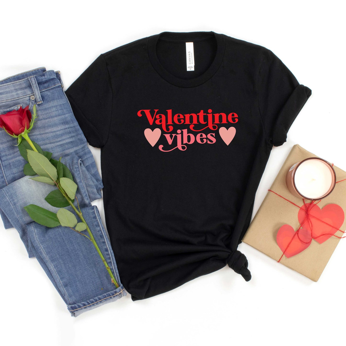 Valentine Vibes | Short Sleeve Crew Neck