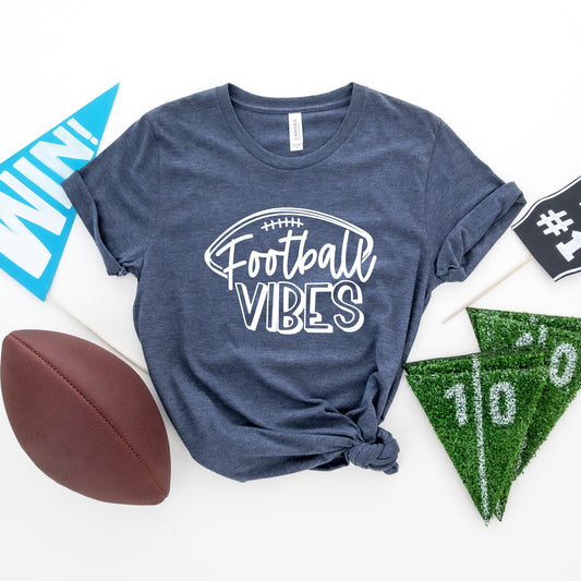 Football Vibes  | Short Sleeve Crew Neck