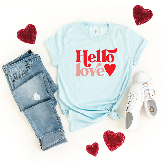 Hello Love | Short Sleeve Graphic Tee