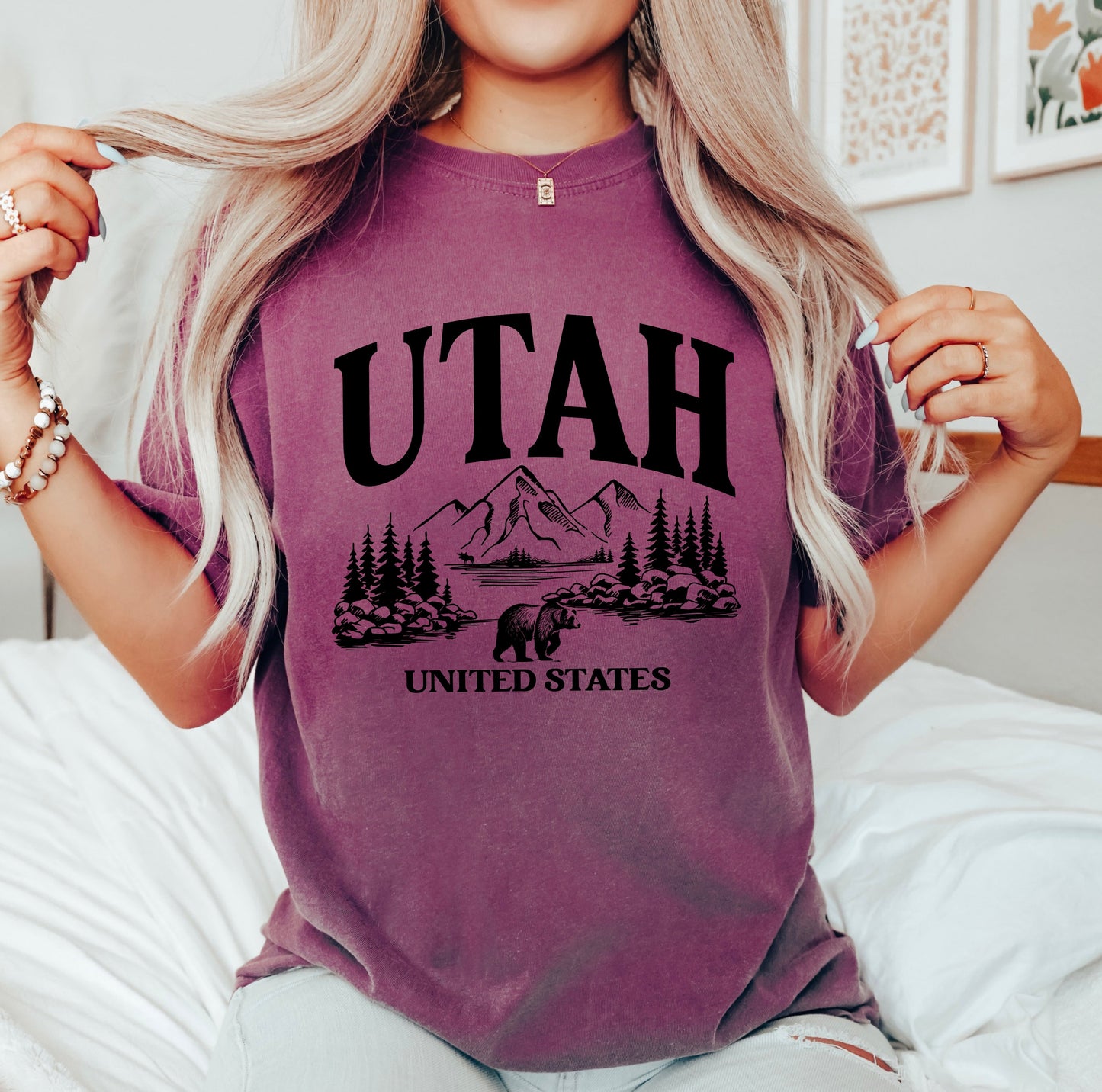 Utah Forest Scene | Garment Dyed Tee