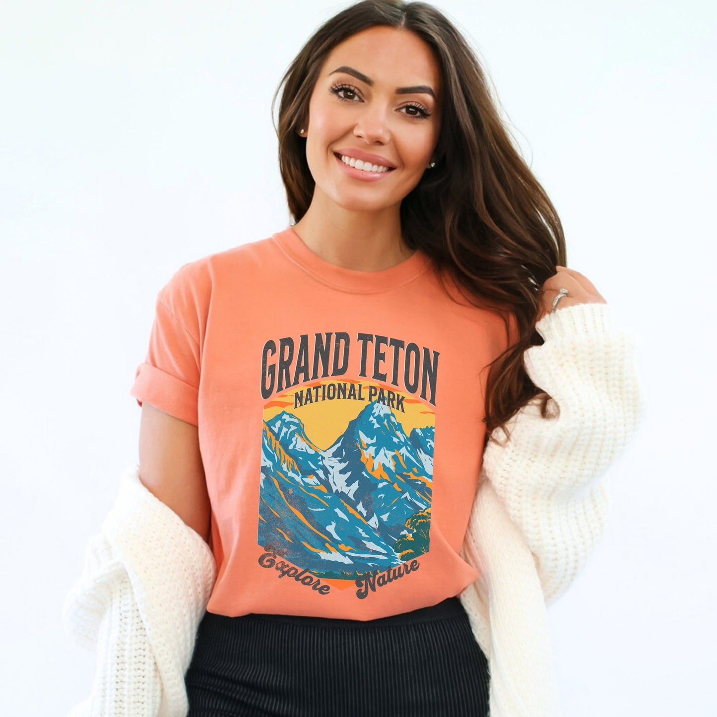 Grand Teton National Park Explore More | Garment Dyed Tee