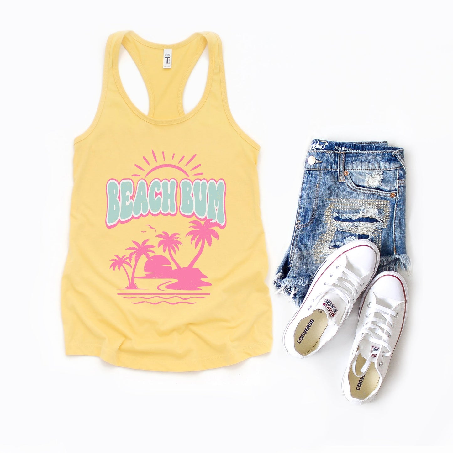 Beach Bum Horizon | Racerback Tank