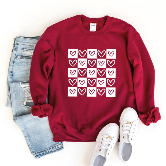 Heart Checkerboard | Sweatshirt