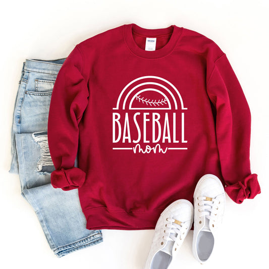 Baseball Mom Arch | Sweatshirt