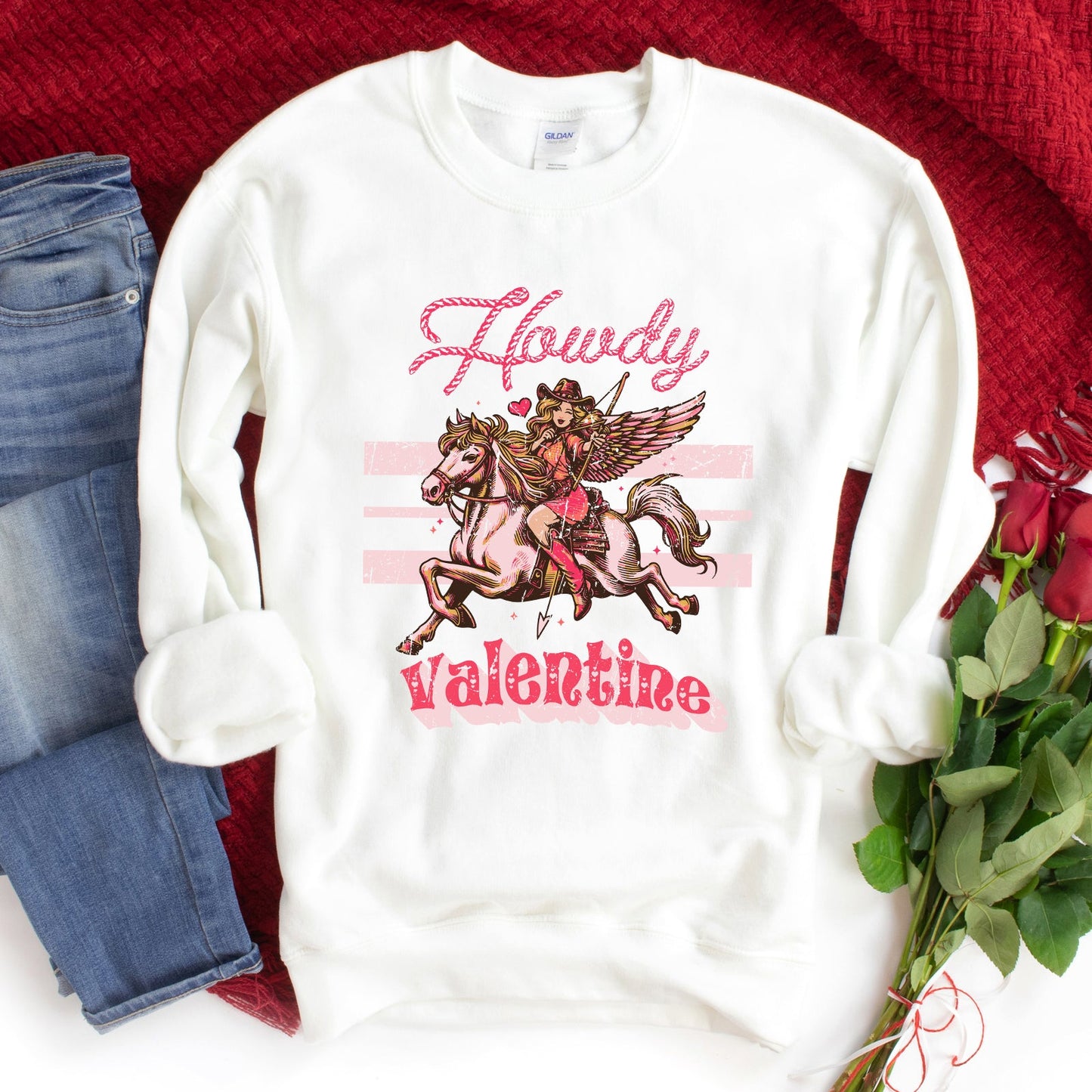 Howdy Valentine Horse | Sweatshirt