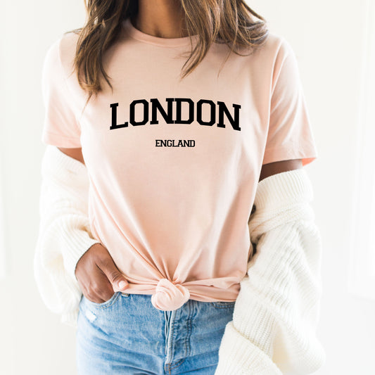 London England Varsity | Short Sleeve Crew Neck