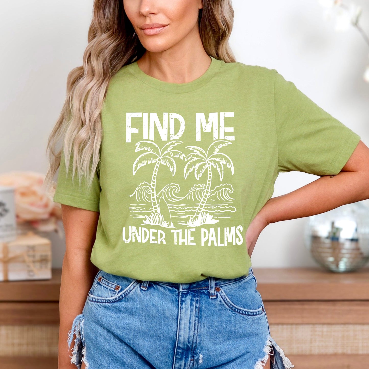 Find Me Under The Palms | Short Sleeve Graphic Tee